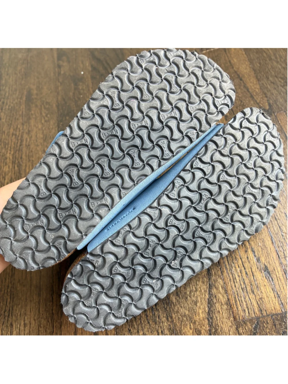 BIRKENSTOCK Arizona Blue 34 Adjustable Double Strap Slide Sandals US 3 - 3.5